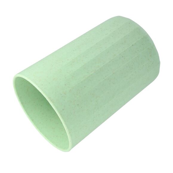 Bathroom Smooth Lines Wheat Straw Toothpaste Tumbler Green 4.09''x2.80'' - Picture 5 of 6